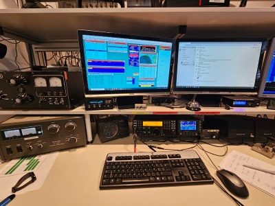Shack der Klubstation OE9XRV bei der Mehrerau in Bregenz (c) OE9BKJ
